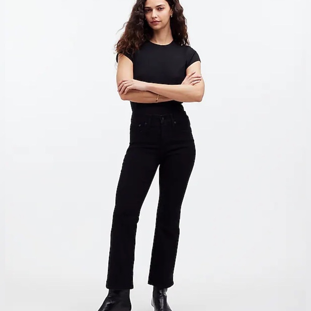 Madewell Tall Kick Out Crop Jeans 26T 26 NWOT